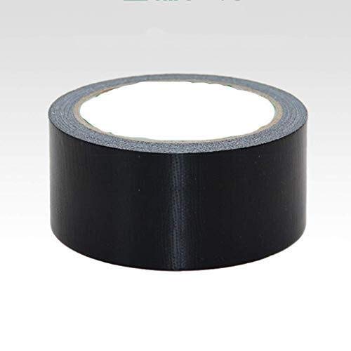 Ruban Adhésif Noir Étanche 2 Rouleaux 48 Mm X 13 Y Ruban Adhésif en Toile De Canard pour Emballage, Reliure De Livres, Auto-Adhésif Solide 12 M De Long Idéal pour L'Artis,