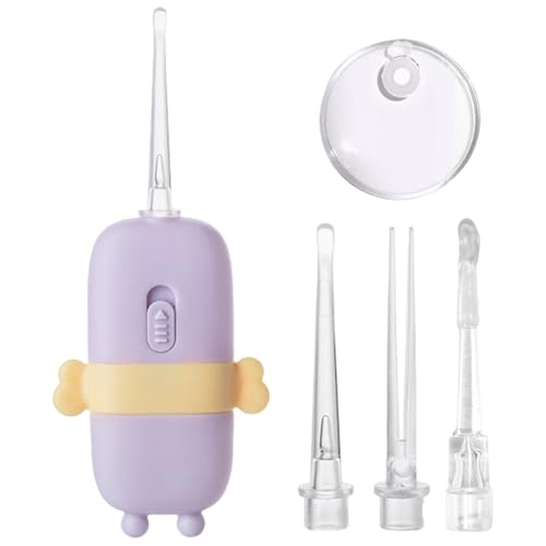 Extracción de cera para los oídos para niños, limpiador de orejas para bebés con luz, herramienta de extracción de cera para bebés con lupa para, niños pequeños