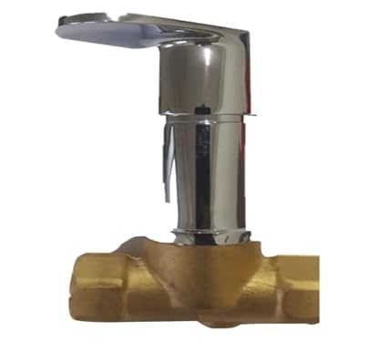Ori-Plast Galaxy Wall Mounted Water Tap | Stopcock Valve Brass | Stopcock for Water Heater | Concealed Stop Valve | Stopcock for Shower | Stopcock tap-15mm (Pack of 1)