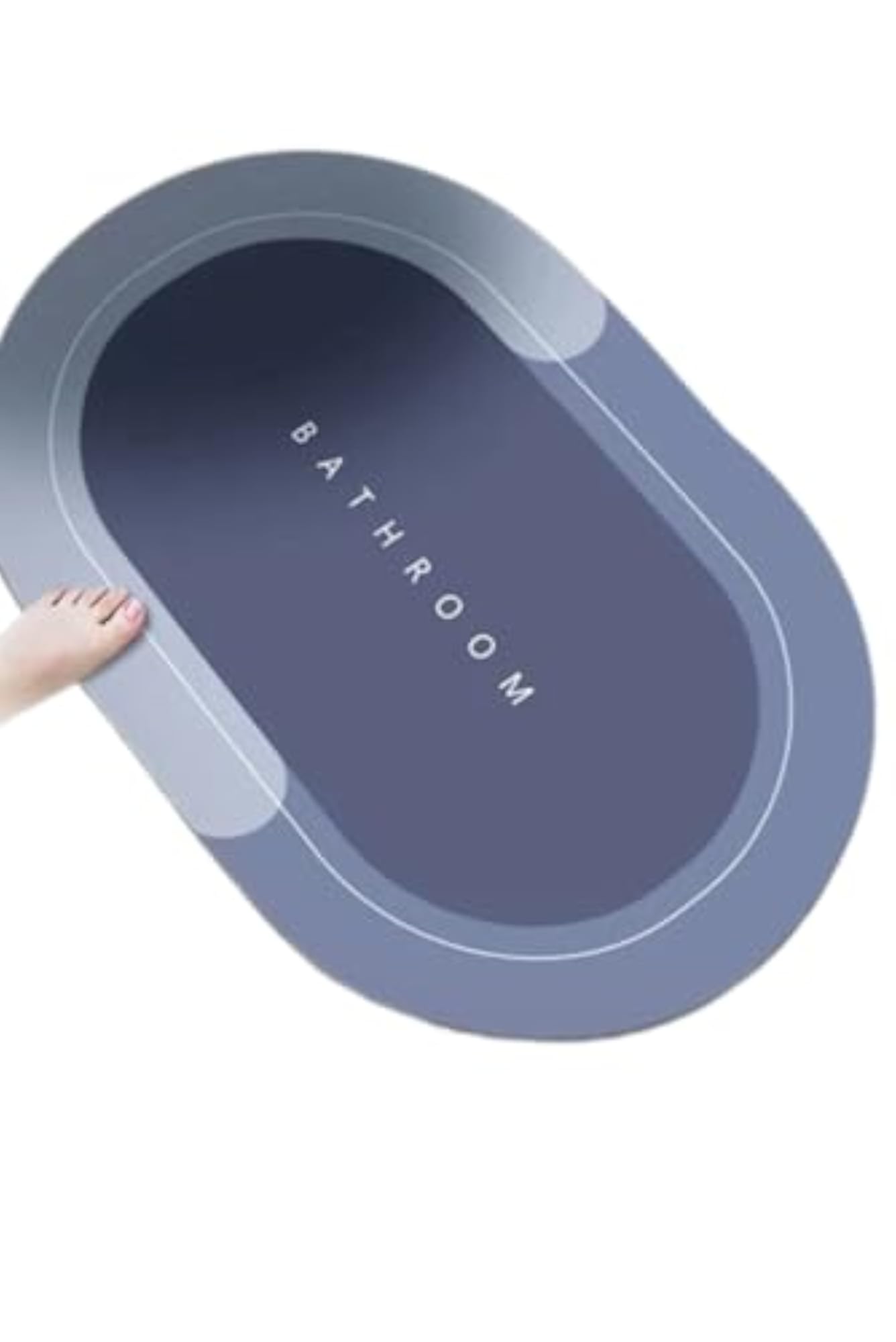 Magic Water Absorbent Bath Mat, Non-Slip Backing