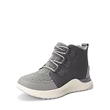 DREAM PAIRS Ankle Winter Boots for Women Waterproof Lace Up Anti-Slip Warm Snow Booties Fashion Sneaker Boots,Size 7.5,Dark Grey,SDSB2416W-1
