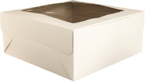Wilton White Window Cake Box, 14 by 14 by 6-Inch
