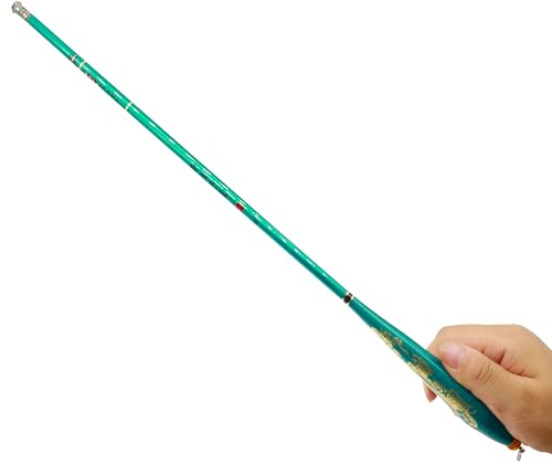 Wisbait Kit canna da pesca – canna da pesca a flusso Small Creek telescopica canna da pesca per tutte le acque canna da pesca con tubo in carbonio di qualità (solo canna Tenkara verde, 3,6 m)