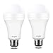 Sengled Everbright Rechargeable Light Bulb Battery Backup Power Outage Emergency Light for Home up to 3.5 Hours Flashlight 3000K Warm White A19 40W Equivalent LED Bulbs, 2 Pack