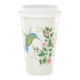 Lenox 885608 Butterfly Meadow Flutter Thermal Porcelain Travel Mug