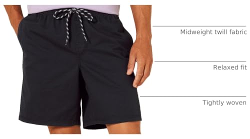 Image of Amazon Essentials Men's 8 inch Inseam Relaxed-Fit Cotton Drawstring Pull-On Walk Shorts, Summer-Weight