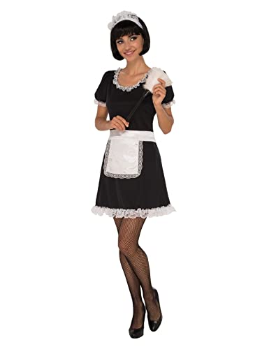 Rubie's womens Saucy Maid Party Supplies, Black/White, Large US