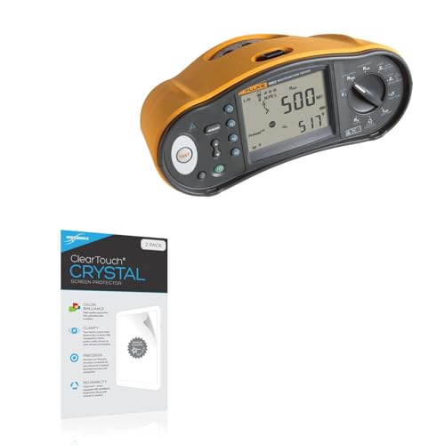 BoxWave Screen Protector Compatible with Fluke 1663 - ClearTouch Crystal (2-Pack), HD Film Skin - Shields from Scratches