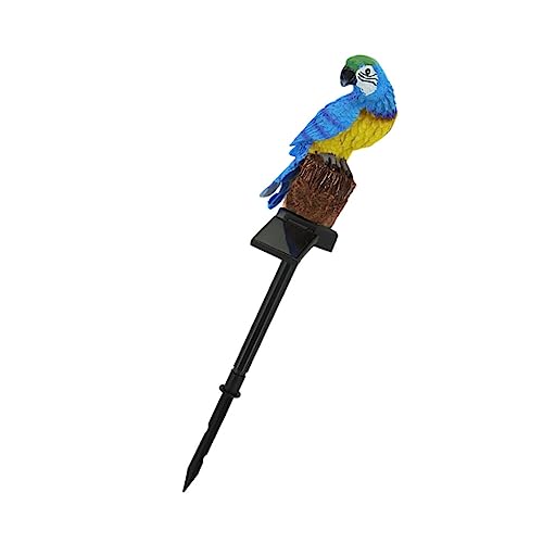 Happyyami 1Pc Solar Decorative Animal Stake Light Resin Bird Outdoor Ground Lamp for Garden Landscaping Easy to Install Outdoor Light for Courtyard and Lawn