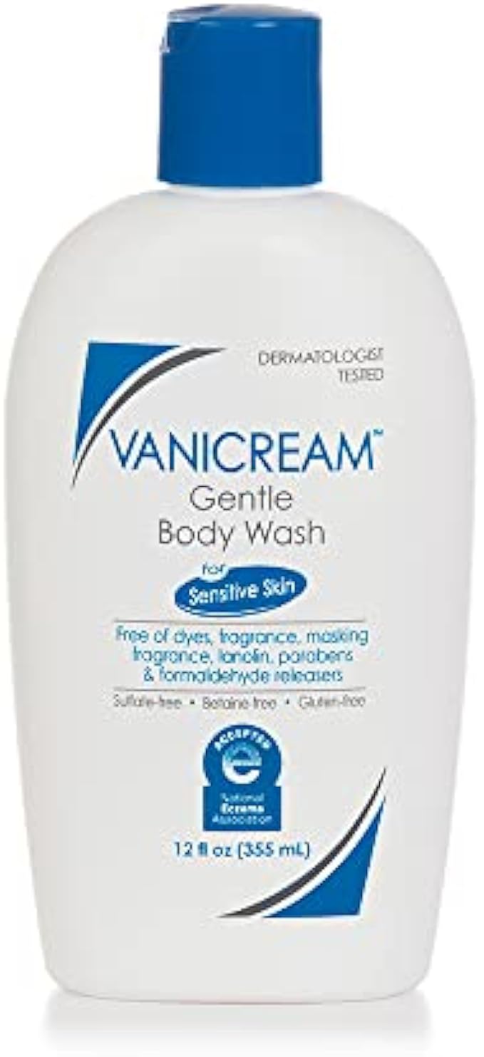 Vanicream Gentle Body Wash | Fragrance, Gluten and Sulfate Free | For Sensitive Skin | 12 Ounce