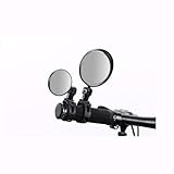 TPDNZD Rétroviseurs de Vélo pour Bianchi 928 C2C, Miroirs de Guidon Réglables à 360°, Miroir Convexe Grand Angle pour Vélo de Ville VTT Vélo Pliable,B M