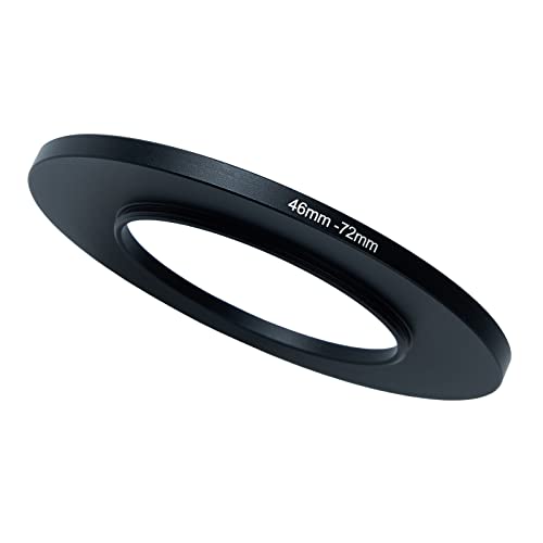 Image of 46mm to 72mm Step-Up Ring Filter Adapter for All Brands UV ND CPL Metal Ring Step-Up Rings Adapter Filter (46mm-72mm)