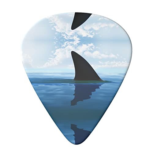 Shark Cum Lot de 6 médiators pour guitare acoustique, guitare électrique, basse, ukulélé – fins, moyens et épais - Les Beatles, Paul McCartney, John Lennon, RIngo Starr, George Harrison Shark Cum Lot de 6 médiators pour guitare acoustique, guitare électrique, basse, ukulélé - fins, moyens et épais – Image 4