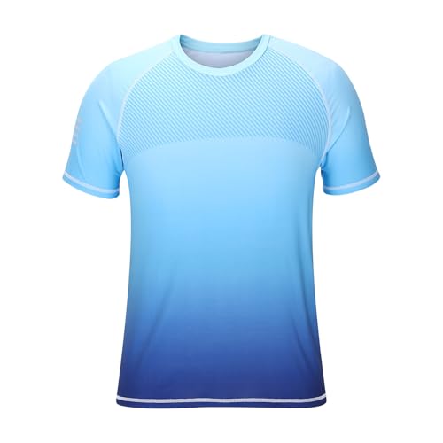 Mens Athletic Shirt Short Sleeve UPF 50+ UV Sun Protection Swim Shirts Quick Dry Hiking Fishing Running Tshirt Tee3