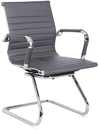 Grey Timeless Designer Style Computer Desk Contemporary Conference Boardroom Reception Meeting Office Chair - Chair Outlet