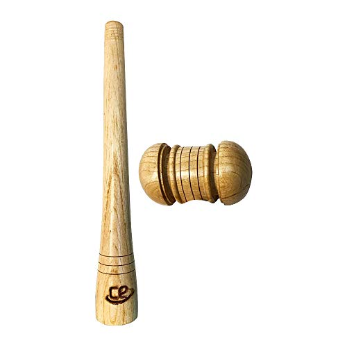 CE Wooden Hammer Cricket Bat Mallet for Knocking & Preparing New Cricket Bat Gripping Cone 2 in 1