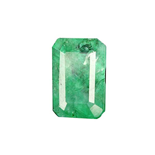 gemhub Green Emerald 8.45 Carat. Emerald Cut Loose Gemstone - Natural Green Emerald Jewelry Making B-4296