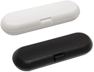2 sztuki elektrycznych etui na szczoteczki do zębów, etui podróżne, pudełko na szczoteczki do zębów, do serii Braun Oral B, nadaje się do pracy i podróży służbowych, elektrycznych szczoteczek