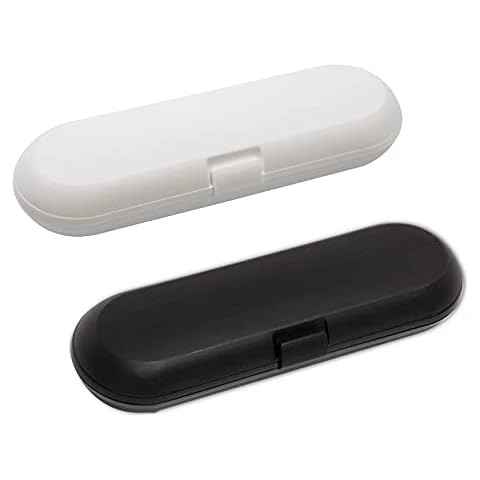 2 Stück Elektrische Zahnbürsten-Etui Reise-Etui, Elektrische Zahnbürstenbox, für Braun Oral b Elektrische Zahnbürste Serie, Geeignet für Arbeits- und Geschäftsreisenelektrische Zahnbürsten-Reisebox Cover