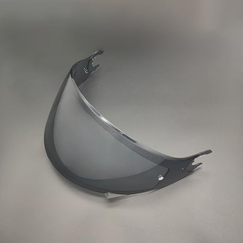 ヘルメットバイザーレンズ, SHARK D Skwal D-Skwal 2 Spartan ヘルメット バイザー フルフェイス 交換用 モトヘルメット レンズ ブラック イリドラム シルバー フォトクロミック Visera(Deep Black)