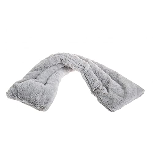 Pelucho - Bouillotte tour de cou Gris - Made in France - Lavande et blé - Chaleur - Bien être - Douceur - Douleurs cervicales et lombaires Cover