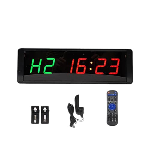 Temporizador digital deportivo LED con control remoto 2 pcs miniatura 3
