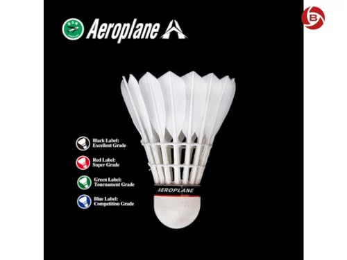 Aeroplane Shuttlecock EG1130 (Black Label) - Excellent Grade - Thumbnail 2