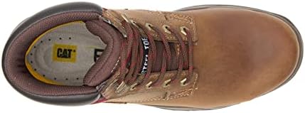 Cat Footwear Women's DRYVERSE 6" WP ST Construction Boot, Dark Beige, 8.5 | Image 5