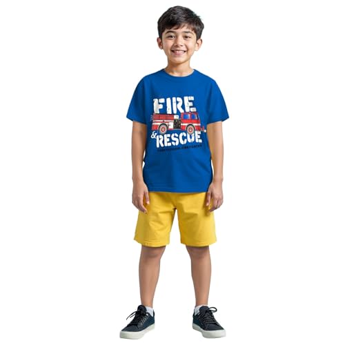 Image of Trampoline Boys Regular Fit T-Shirt and Shorts Set -Pack of 1