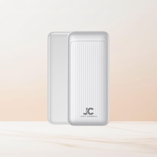 Image of SKYVOLT 10000mAh Power Bank, 22.5W Fast Charging, Dual USB-A & Type-C Input /Output, LED Indicator, Li-Polymer Battery, Multi-Layer Protection, Universal Compatibility (White)