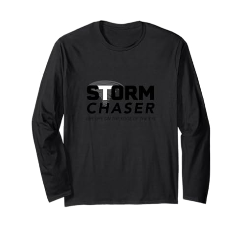 Storm Chaser Black Long Sleeve T-Shirt