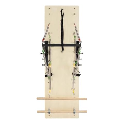 Faittd Pilates Springboard, Wall Mounted Pilates Reformer Machine, Yoga Fitness Trainer Suitable for Home & Gym Workout Cover
