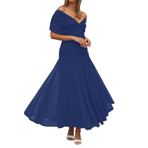 Vestido de noche para mujer acolchado que soluciona el uso de sujetador en fiestas