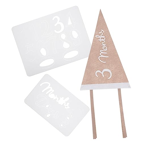 CIYODO Milestone Photo Prop Triangle Banner Bunting Decorative Milestone Sign