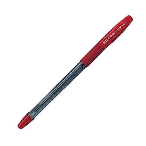 Pilot Set Di 3 Penne A Sfera Grip Bps-Gp Tracciate Medio Rosso