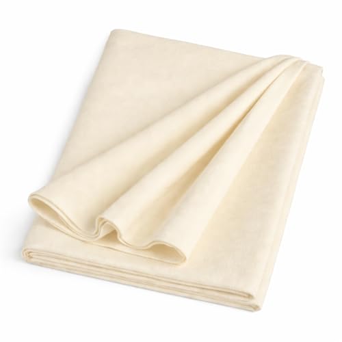 Image of SOTISI Canvas Fabric, Premium 10oz Natural Cotton Duck Canvas Fabric 62