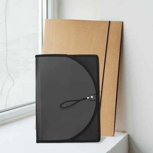 Trieur accordéon 25 compartiments DOITOOL avec bouton de sécurité noir - 5