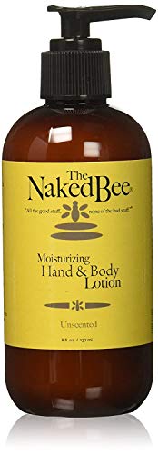Image of The Naked Bee Nourishing Body Lotion for All Skin Types (8 fl oz) Moisture Replenishing Lotion for Dry Skin Unscented