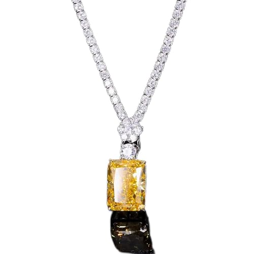 Collier améthyste topaze solide 16mm, le cadeau de mariage idéal pour elle