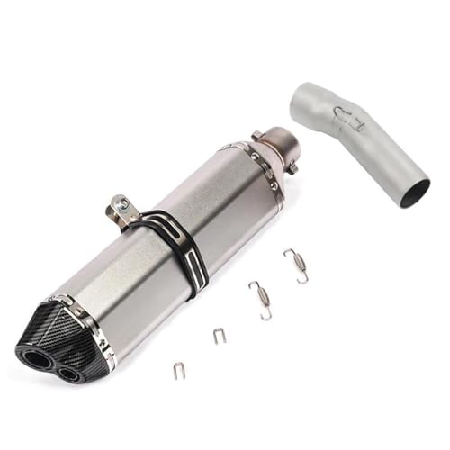 Tuyau d'échappement moto liaison intermédiaire 51mm double sortie gauche pour BMW F650GS