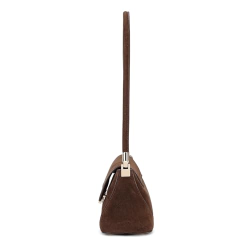 Vintage Suede Mini Hobo Tote