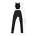 1/12 Scale Women Vest and Pants Doll Clothes Stylish Cosplay Miniature Clothing Costume for 6 inch Action Figure Accessory, Black Vest