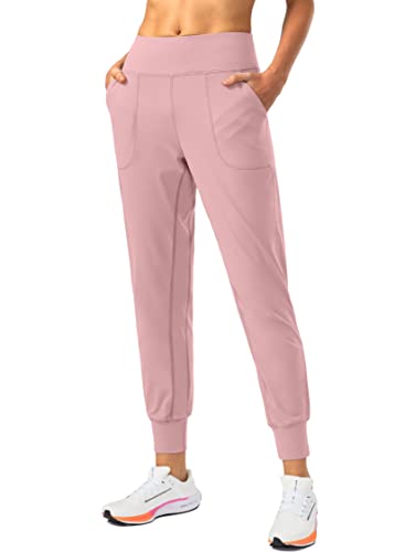 Image of Soothfeel Women's Joggers with Zipper Pockets High Waisted Athletic Workout Yoga Pants Joggers for Women