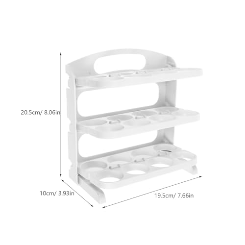 Bandeja plegable de huevos para nevera de diseño multicapa 2