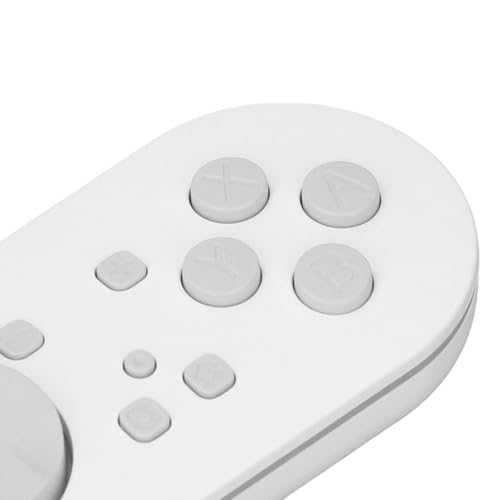 AMONIDA Controlador Portátil para Interruptor, Mando Compacto con Iluminación RGB para Estudiantes, Médicos, Jugadores, Material ABS (WHITE) - imagen 7