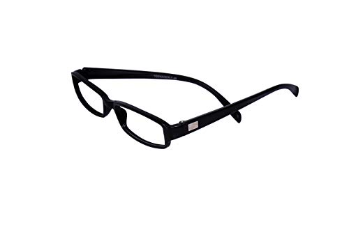 Image of Zero Power Blue Cut Computer Glasses | Anti Glare, Lightweight & Blocks Harmful Rays | UV Protection Specs | Men & Women | Medium or Small Face Rectangular Frame