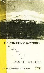 Unwritten history; life among the Modocs B0006C77ZS Book Cover