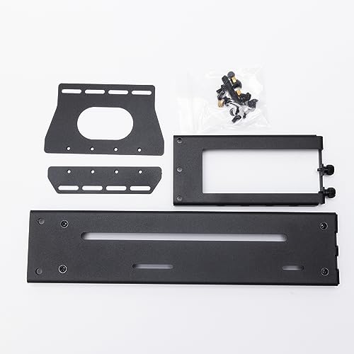 Image of Graphics Card Bracket with Versatile Vertical GPU Mount Bracket and Gpu Holder for Enhanced PC Performance Black