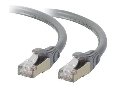 Image of C2G 27245 Cat5e Cable - Snagless Shielded Ethernet Network Patch Cable, Gray (5 Feet, 1.52 Meters)
