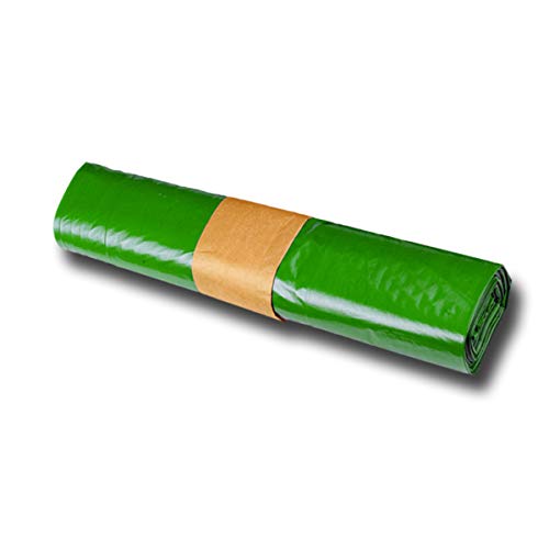 Farbige Müllsäcke120l, LDPE-Abfallbeutel, LDPE-Abfallsäcke, Müllbeutel, Farbe:grün, Größe:250 Stück